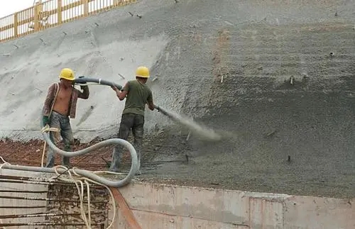 基坑噴射混凝土護(hù)坡